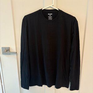 True Classic Black Long Sleeve Medium Men's Shirt